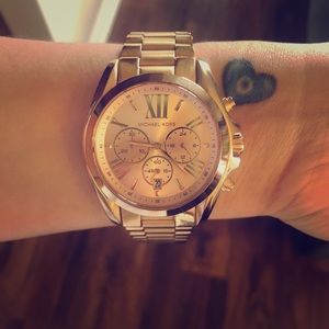 Michael Kors Rose Gold Bradshaw Watch